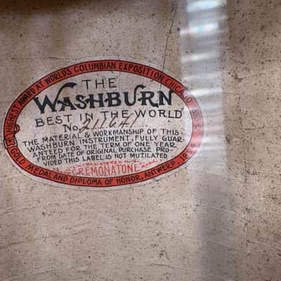 Washburn Bowl-Back Mandolin with Original Case, 1890s image 14