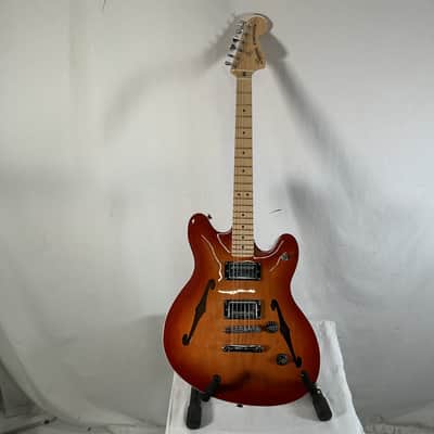 Squier Affinity Starcaster Deluxe 2020s - Sienna Sunburst image 2