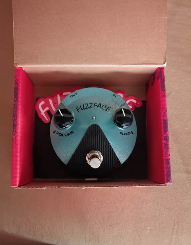 Dunlop FFM3 Jimi Hendrix Signature Fuzz Face Mini 2014 - Present - Light Blue image 1