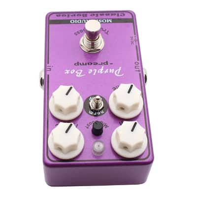 Mosky Purple Box Guitar Effect Pedal Pre-amp Overdrive Booster True Bypass image 7