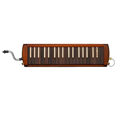 Suzuki W-37 Professional Exotic Wood Alto Melodion With Case and Mouthpieces image 2