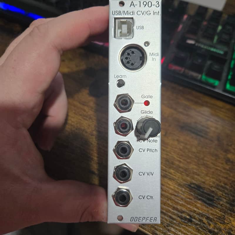 Doepfer A-190-3 USB / MIDI CV / Gate Interface 2010s - Silver image 1