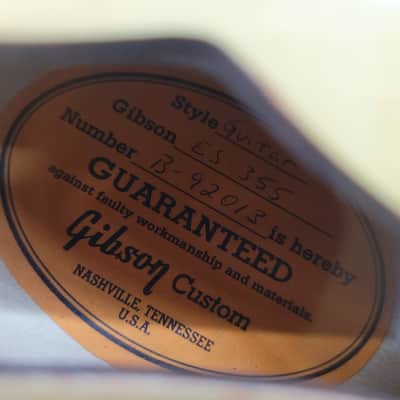 Gibson Custom Shop ES-355 Stereo 2002 - Blonde image 21