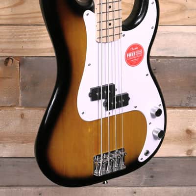 Squier Sonic 4-String Precision Bass 2-Color Sunburst image 2