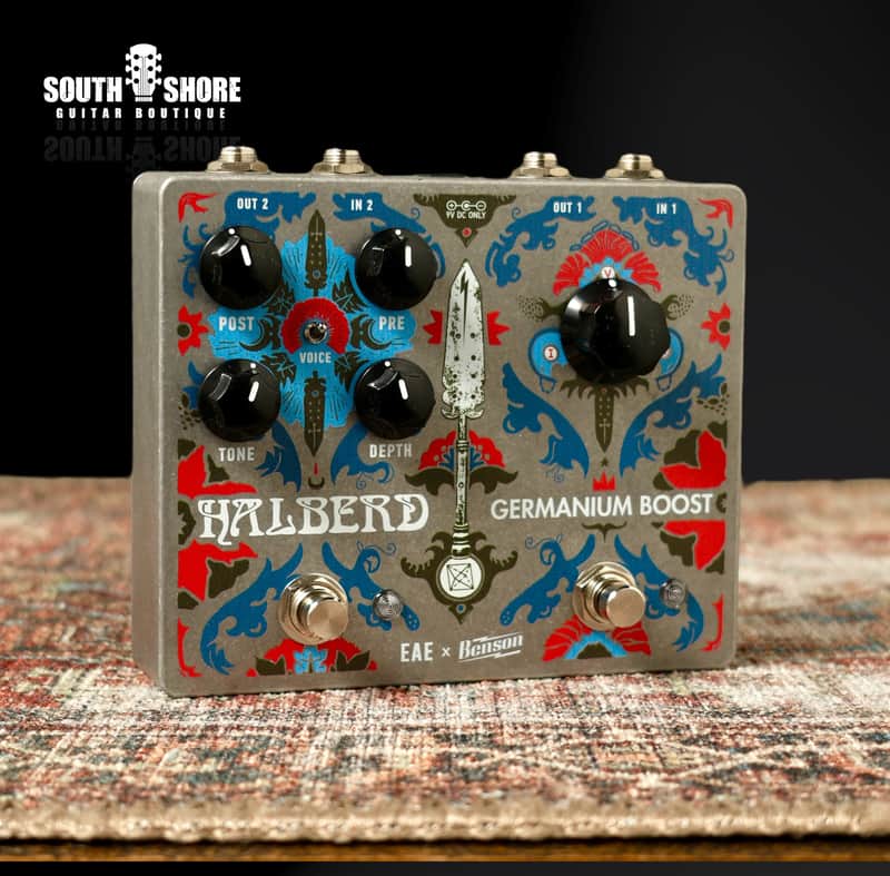 Electronic Audio Experiments / Benson Halberd + Germanium Boost 2024 - Custom Artwork. NEW, (Authorized Dealer) image 1