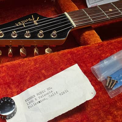 1965 Fender Stratocaster Pre-CBS David Gilmour The Black Strat vintage 60s earliest American Custom Shop 1960's USA Guitar image 5