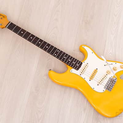 1986 Fender Order Made Yngwie Malmsteen Stratocaster ST62 Yellow White w/ USA Dimarzio DP117, Japan MIJ Fujigen image 12