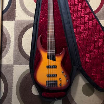 MTD Kingston Saratoga Deluxe 5 with Laurel Fretboard 2020 - Present - Deep Cherry Burst image 4