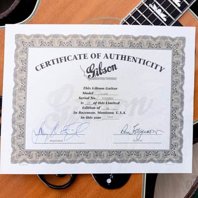 1993 Gibson J-200 Special Edition Ren Ferguson Antique Natural Spruce + Maple, 1 of 36, Near-Mint w/ Case, CoA image 18