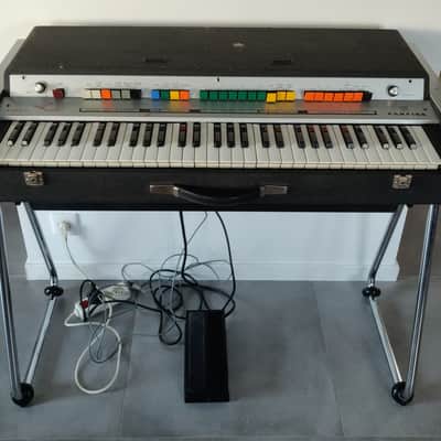 Orgue Farfisa VIP-345 61-Key Organ 1970 - 1976 - Gray / Black image 2