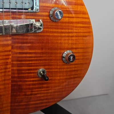 PRS SE Custom Semi-Hollow – Orange Flame Top – Upgrades, Original Parts, Gig Bag & Spare Pickup image 6