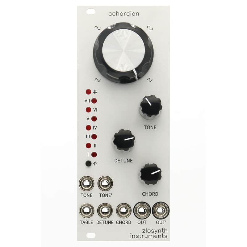 Zlosynth Achordion Eurorack Wavetable Oscillator Module (Silver) image 1
