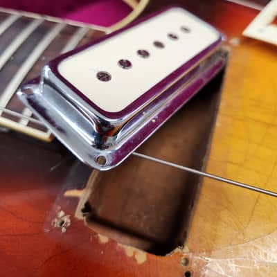 Standel 430-s 1960s - Sunburst rare semi hollow body guitar with csse image 24