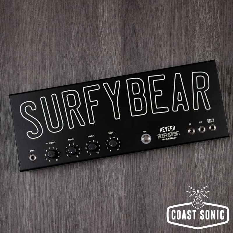 Surfy Industries SurfyBear Metal Reverb Unit V2 *Black* image 1