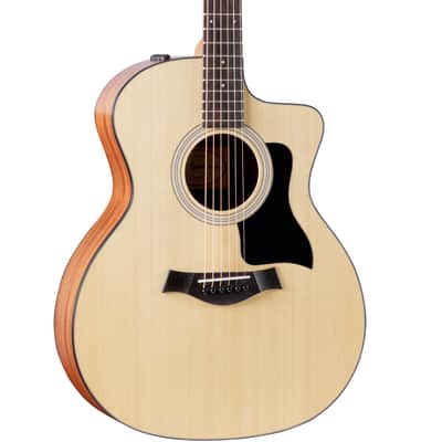 Taylor 114ce Grand Auditorium Acoustic Electric Guitar - Natural image 4