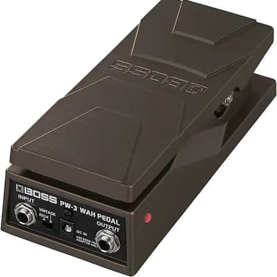 New Old Stock Full Warranty W/Free Patch Cable Boss PW-3 Wah Pedal 2015 - Present - Black image 2