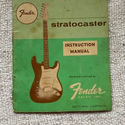 Fender Manual 1962/63 image 1