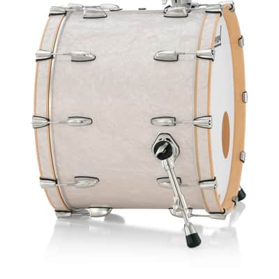 Pearl PMX Professional Maple Series 22x18" White Marine Pearl Wrap #448 Bass Kick Drum w/ BB3 Mount | NEW | Authorized Dealer image 1