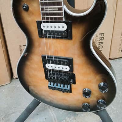Dean Dean Thoroughbred Select Floyd Quilted Maple (2021) in Natural Black Burst On Sale 6/15-6/20! image 3