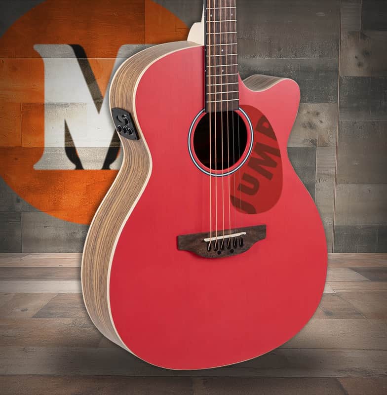 Ovation Applause Jump OM Cutway Electric - Lipstick (AEO-69-R) image 1
