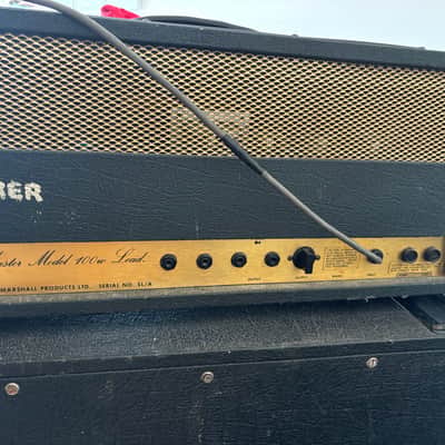 Marshall 1976 JMP 2203 Master Model 100-Watt Lead Head (Super Lead Chassis) 1976 - Good image 3