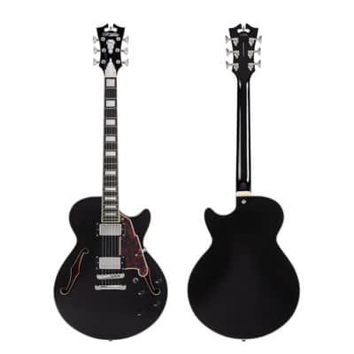 D'Angelico DAPSSBLF2NS Premier SS- Black Flake image 4
