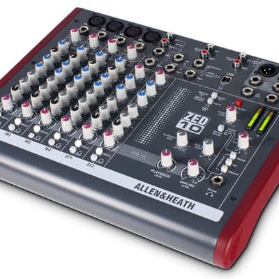 Allen & Heath ZED-10 10-Channel Analog USB Mixer image 1