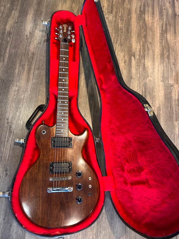 Electra X260-Japan Made-Walnut Set Neck Guitar With Hard Case image 1