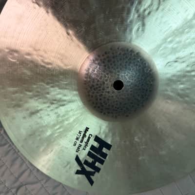 Sabian HHX complex MEDIUM HI HAT cymbals pair excellent image 2