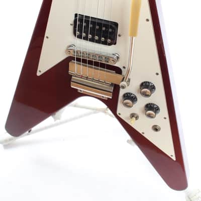 1995 Gibson Flying V '67 Reissue cherry red Maestro Vibrola image 3