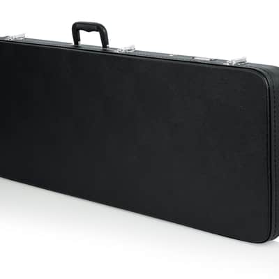 Gator Cases Hard-Shell Wood Case for Fender Jaguar/Jazzmaster Guitars (GWE-JAG) black image 1