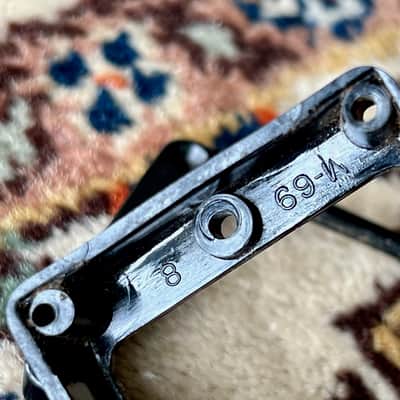 1957-1965 Gibson black M-69 humbucker pickup rings MR490 MR491 + screws + springs M69 image 6