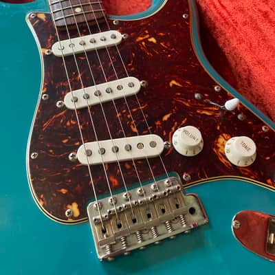 Fernandes The Revival 1983 - Turquoise w/ Duncan Pickups image 4