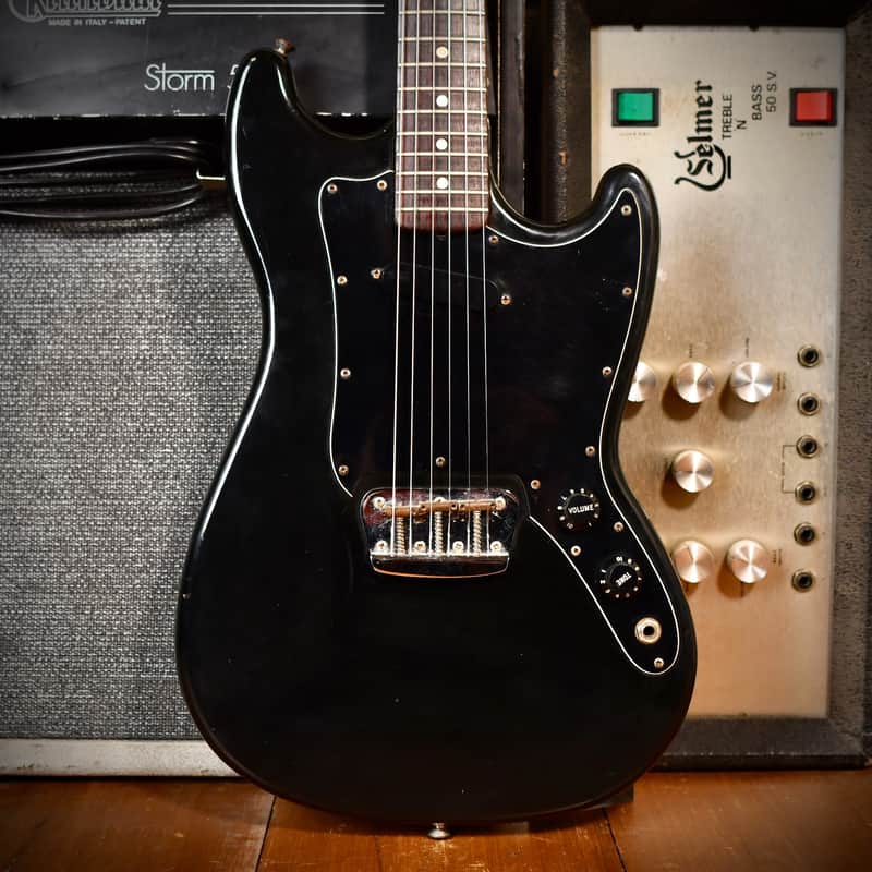Fender Musicmaster Black 1979 image 1
