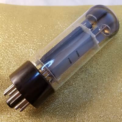 Mullard 1% Tight Matched Pair (2) EL34 6CA7 dual getter tNOS AT1000 TESTED Vacuum Tubes Blackburn Xf2 brown base Power Pentode 1962-1968 image 14