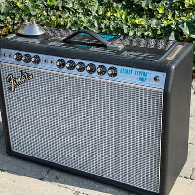 Fender '68 Custom Deluxe Reverb 2-Channel 22-Watt 1x12" Guitar Combo image 3