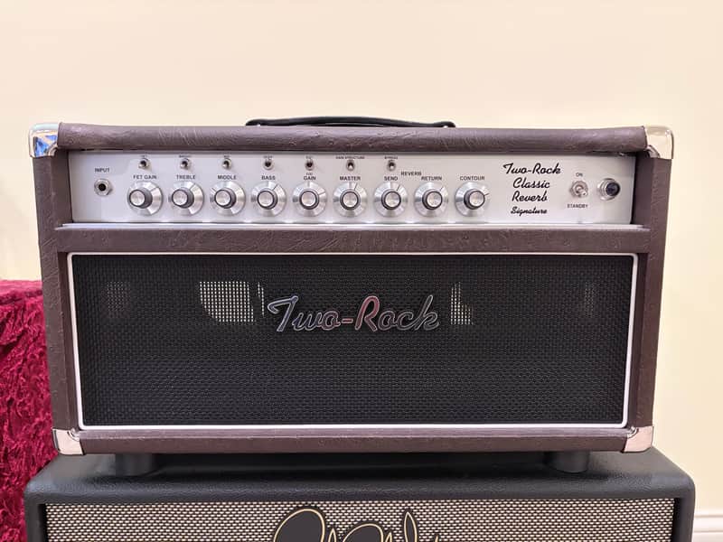Two Rock Classic Reverb Signature 6L6 100-Watt Guitar Amp Head 2016 - Present - Brown Ostrich image 1