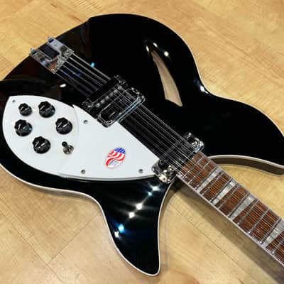 Rickenbacker 360/12C63 12-String Electric Guitar (Black) image 6