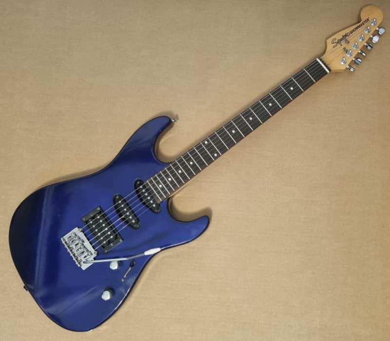 Squier Showmaster HSS Electric Guitar Reverse Headstock in Stratocaster Strat image 1