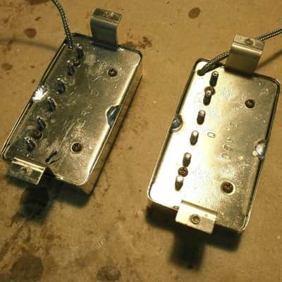 Humbucker PAF Pickup SET Dry Z By Q pickups Bridge and Neck Vintage Tone  LP SG 335 175 Les Paul image 5