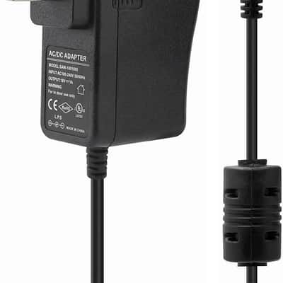 18Volt 1A Guitar Effect Pedal Power Supply Adapter 110-240V AC to DC Center Negative Plug for Guitar Pedal image 1
