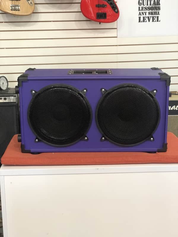 Compact 2x12 Speaker Cabinet (Purple) - 8ohms image 1