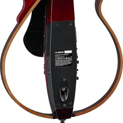 Yamaha SLG200N Acoustic-Electric Silent Guitar, Rosewood Fingerboard, Crimson Red Burst image 3