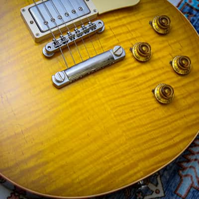 GIBSON USA Custom Shop 60th Anniversary '59 Les Paul Standard Reissue "Green Lemon Fade VOS" (2019) image 8