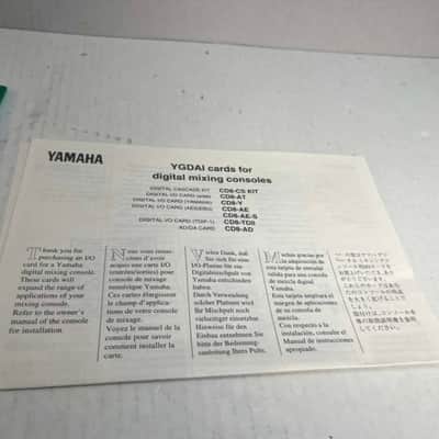 Yamaha CD8-AE-S Digital I/O Card AES/EBU New In Box 02R 03D Console image 5
