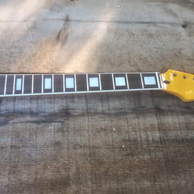 STR CUSTOM GUITAR NECK replacement, Binding, Block Pearloid Inlays Rosewood fits OEM bodies DIY image 11