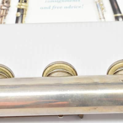 Vintage Gemeinhardt Sterling Silver Handmade 3SSB Open Hole Flute Inline B Foot image 13