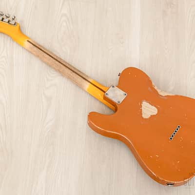Telecaster Partscaster MJT Relic Copper Lacquer w/ Fender Licensed Neck, Lollar, Bigsby B16 & Case image 13