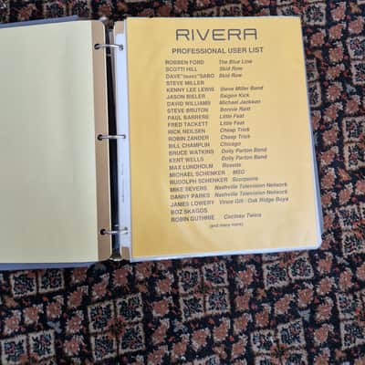 Rivera Manual and Broschure and Schematic Folder image 2