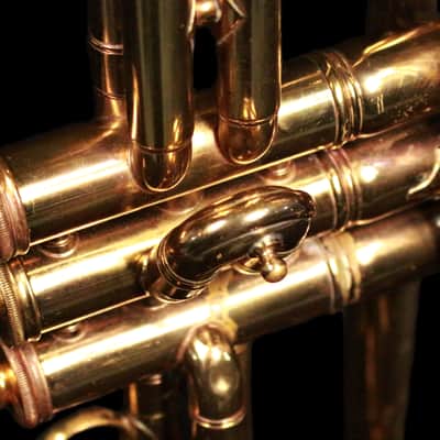 Vintage Pan American Trumpet w/ Original Case image 12